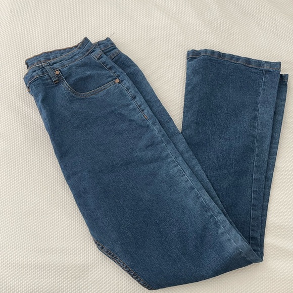 Shape Mid Wash Stretch Denim Flared Jean - Picture 2 of 4